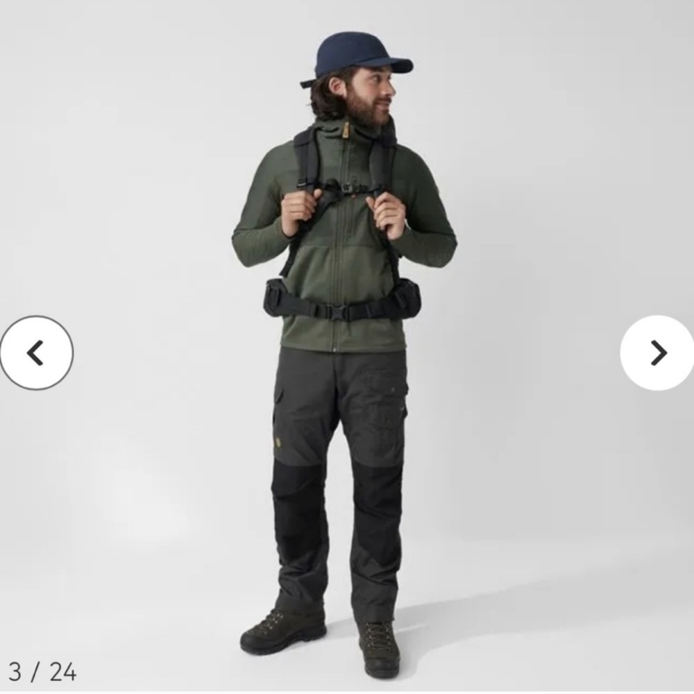 Men's grey vida pro fjallraven pants